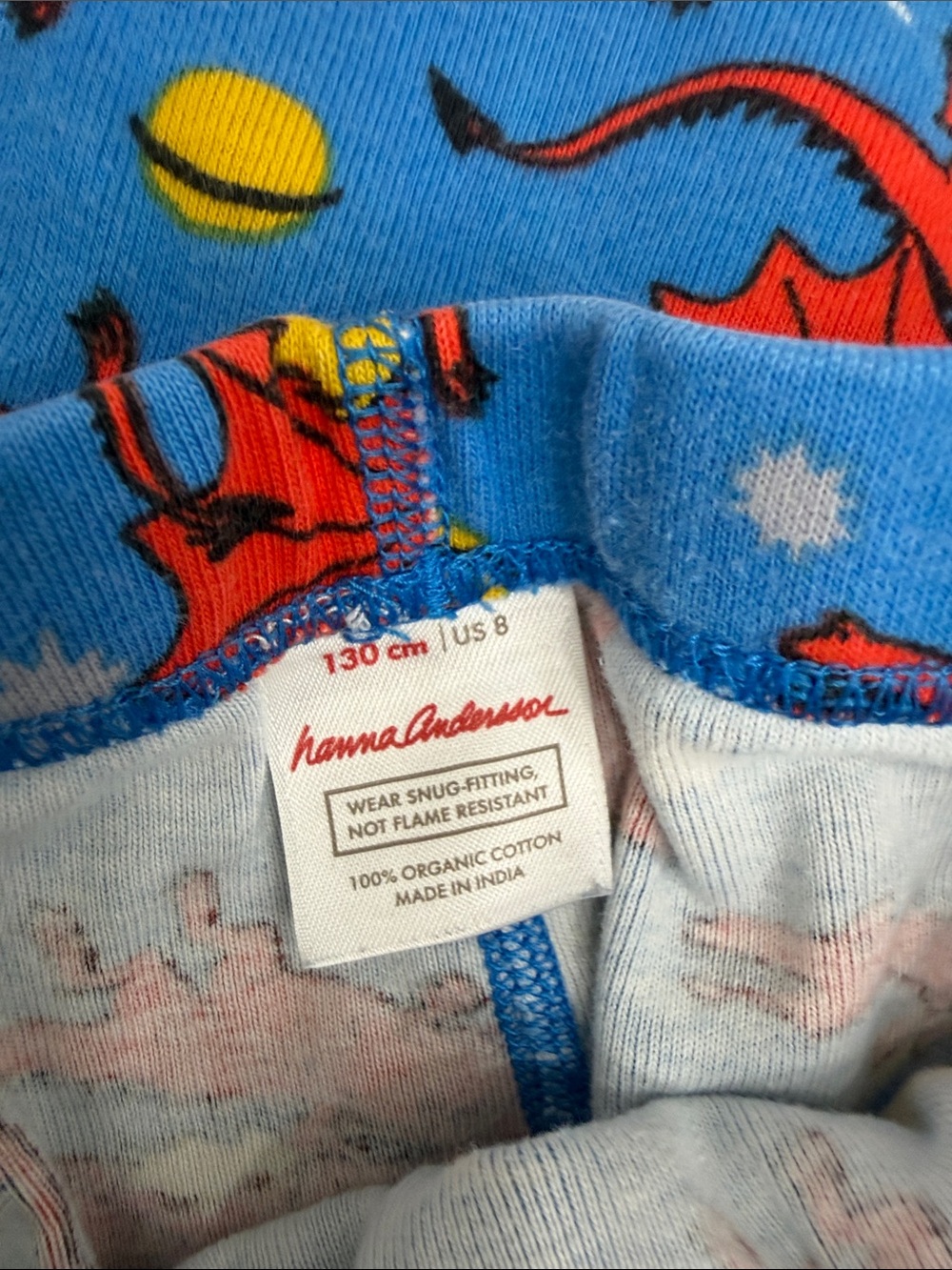 Hanna Andersson Dragon and Racecar Pajama Bundle - Organic Cotton - Picture 3 of 5